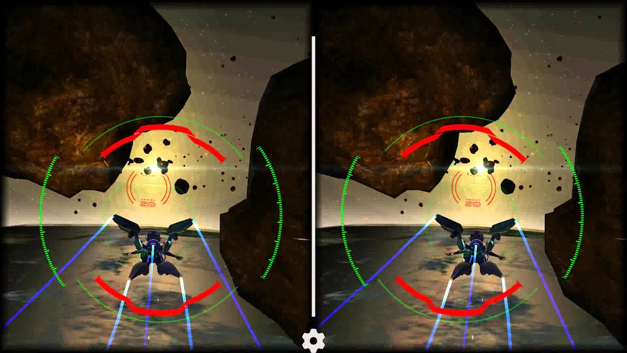 Vanguard V Best Google Cardboard VR 3D SBS Apps Gameplay Virtual Reality Video