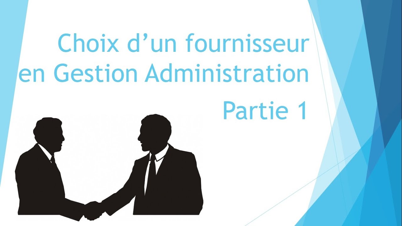 Comment choisir un fournisseur