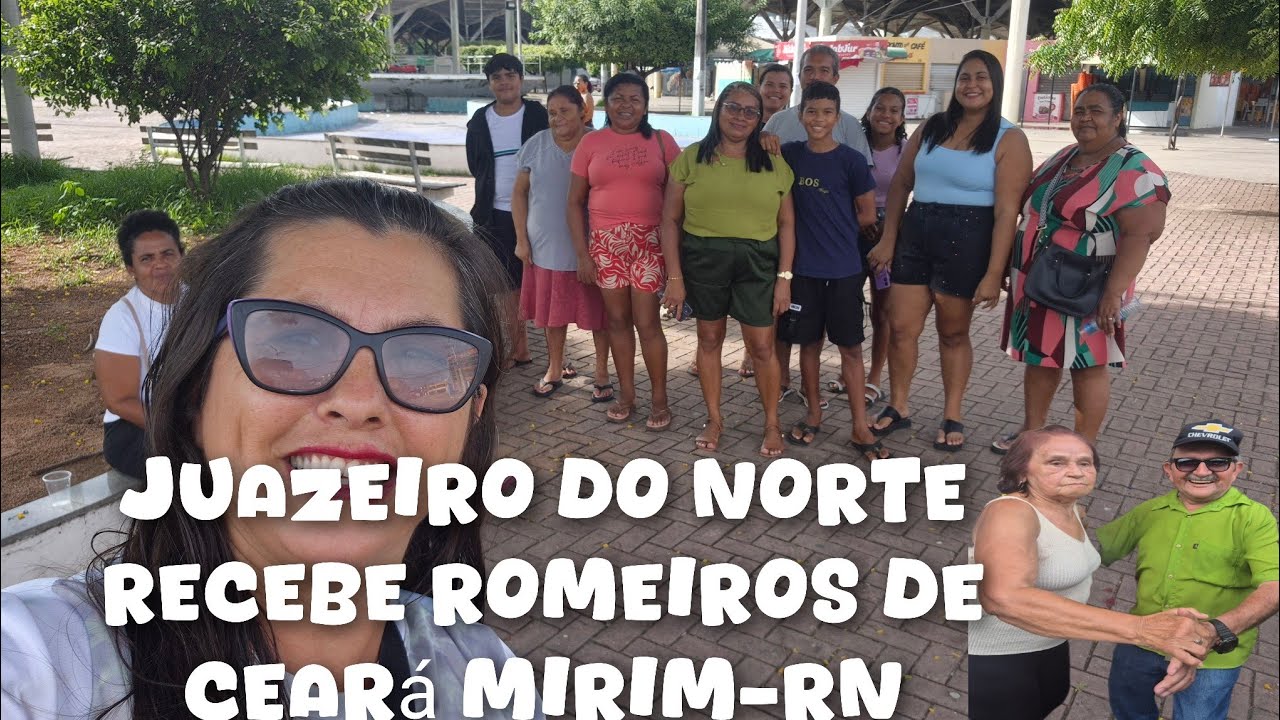 ROMEIROS DE CEARÁ MIRIM-RN visitam Juazeiro do Norte-CE/Forrozão do Povão-aos domingos