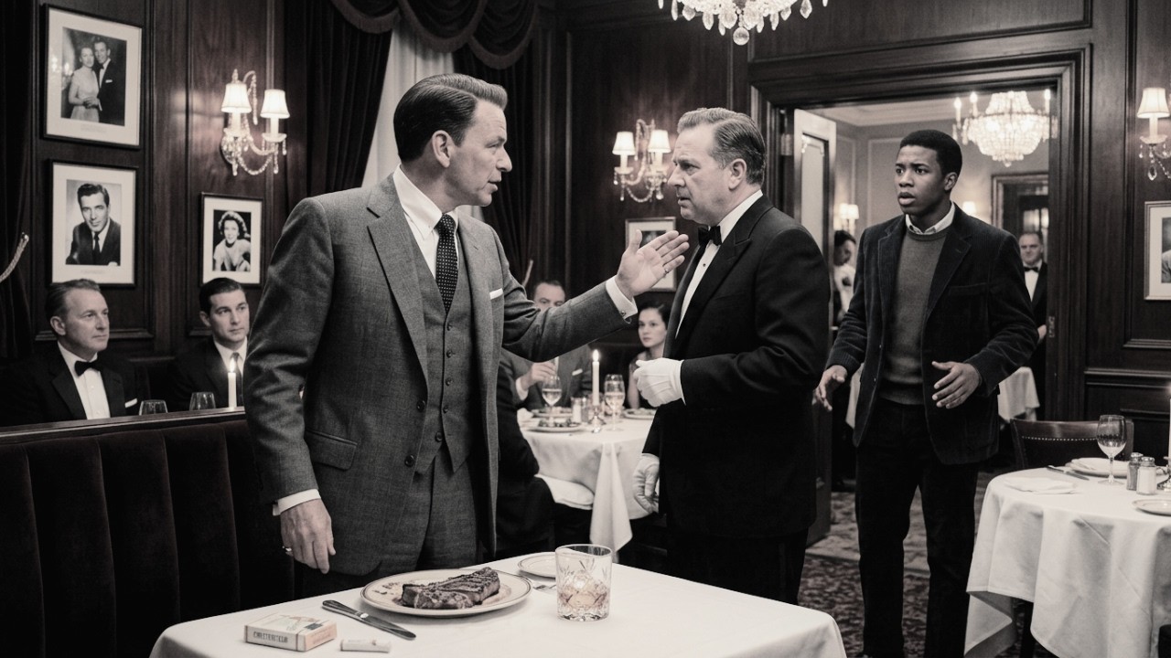 Frank Sinatra Saw a Waiter Refuse a Young Man's Order— What He Said Next Silenced the Room