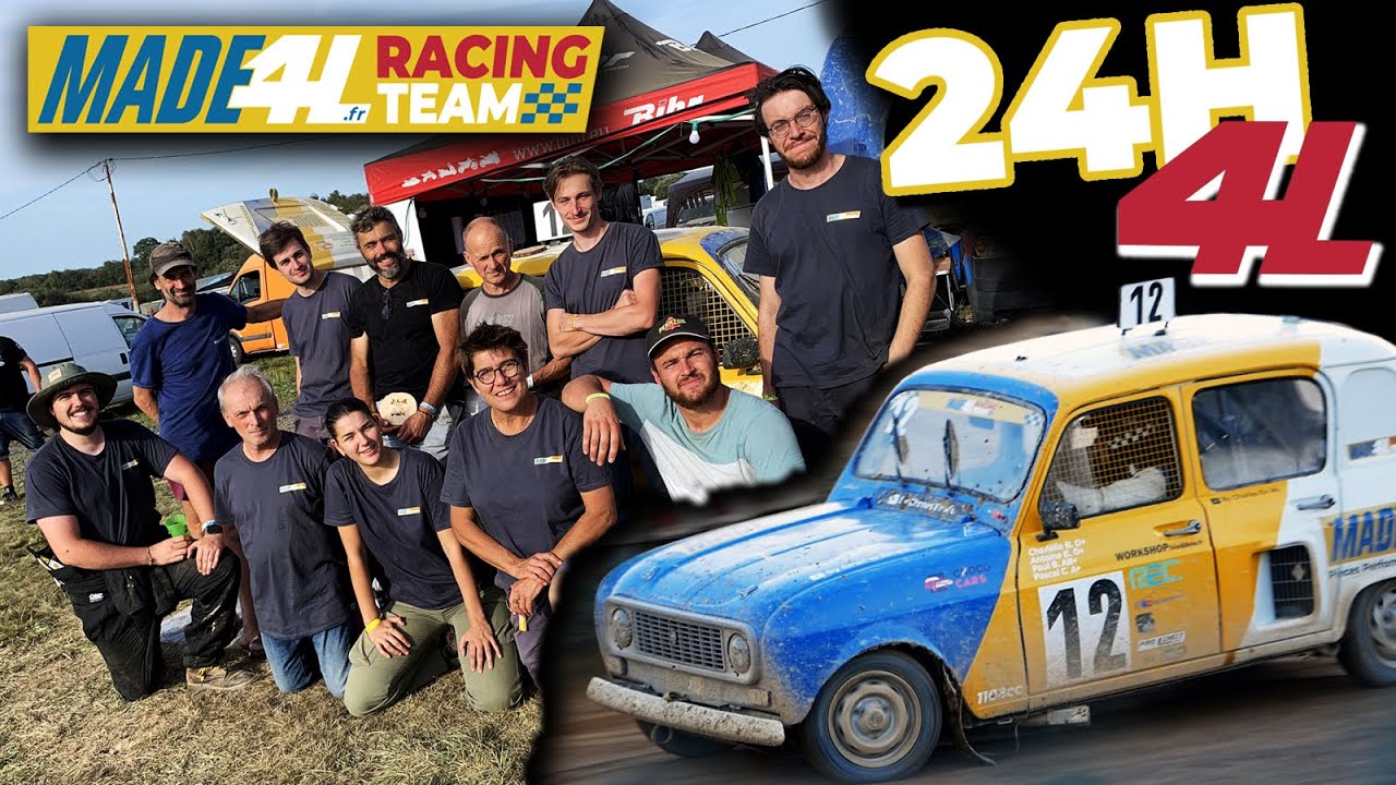 PREMI&Egrave;RE VICTOIRE pour la 4L PROTO en COMP&Eacute;TITION - Made4L Racing Team au 24H 4L 2023 de Pipriac