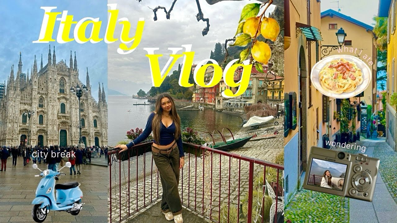 Three days in Italy🍋a soft reset, Lake Como and Milan🌊🏙️ city break, exploring & lots of food✨