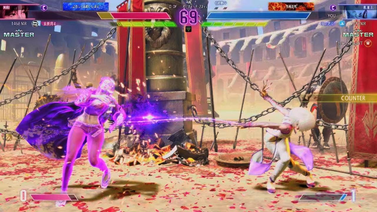 【スト6】A.K.I. VS 舞
