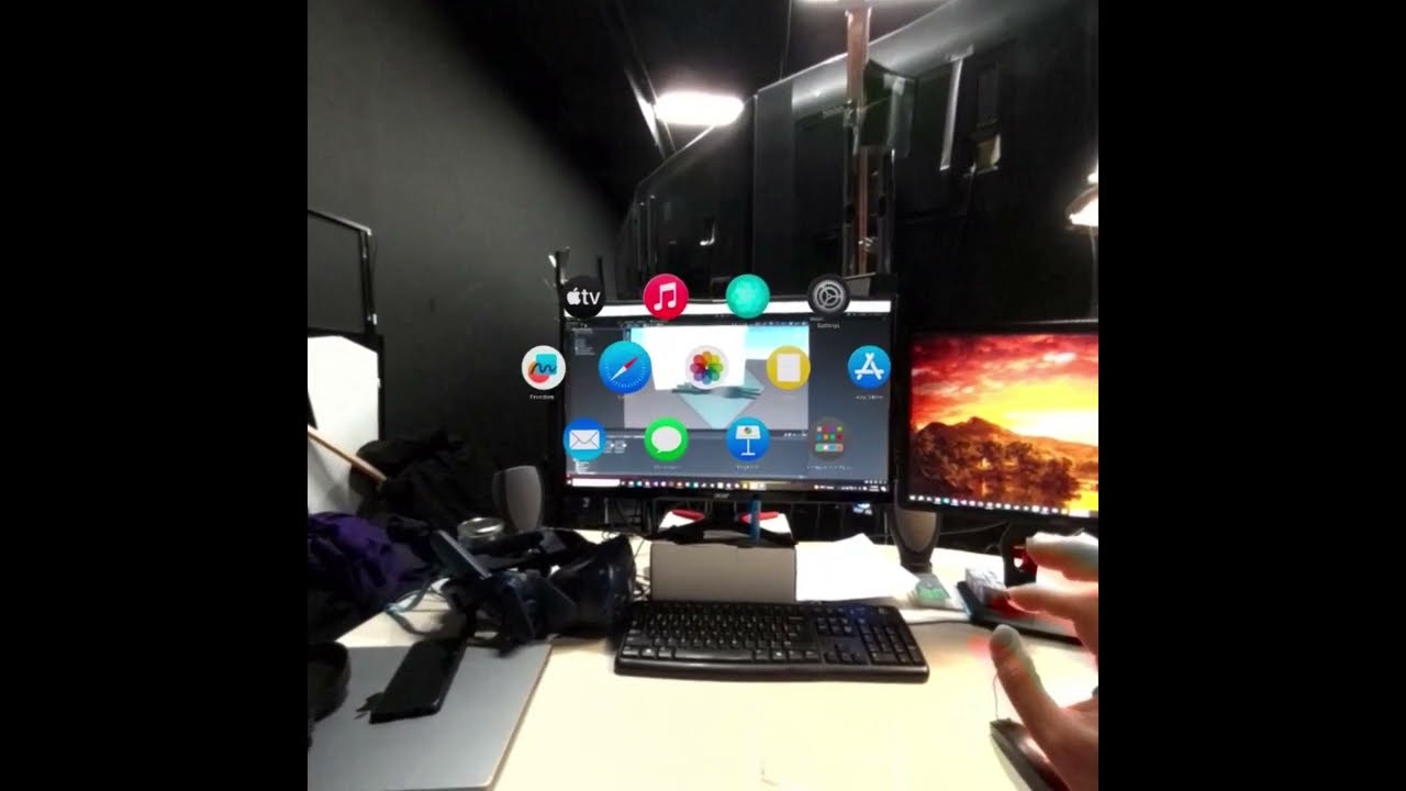 VisionOS Prototype: Unity x ProtoPie on Meta Quest Pro with Eye and Hand Tracking