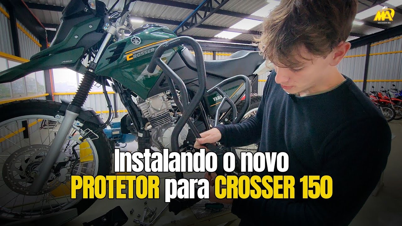 Como instalar o PROTETOR para a CROSSER 2025 da Ma Acessórios!!!!