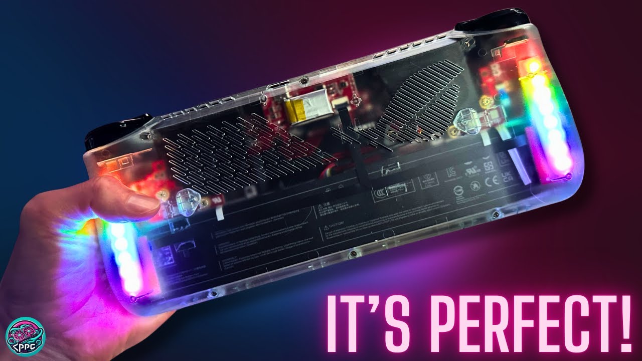 The Ally X Backplate You NEED! Lower Temps with the JSAUX RGB BACKPLATE! #rogally #rogallyx #jsaux