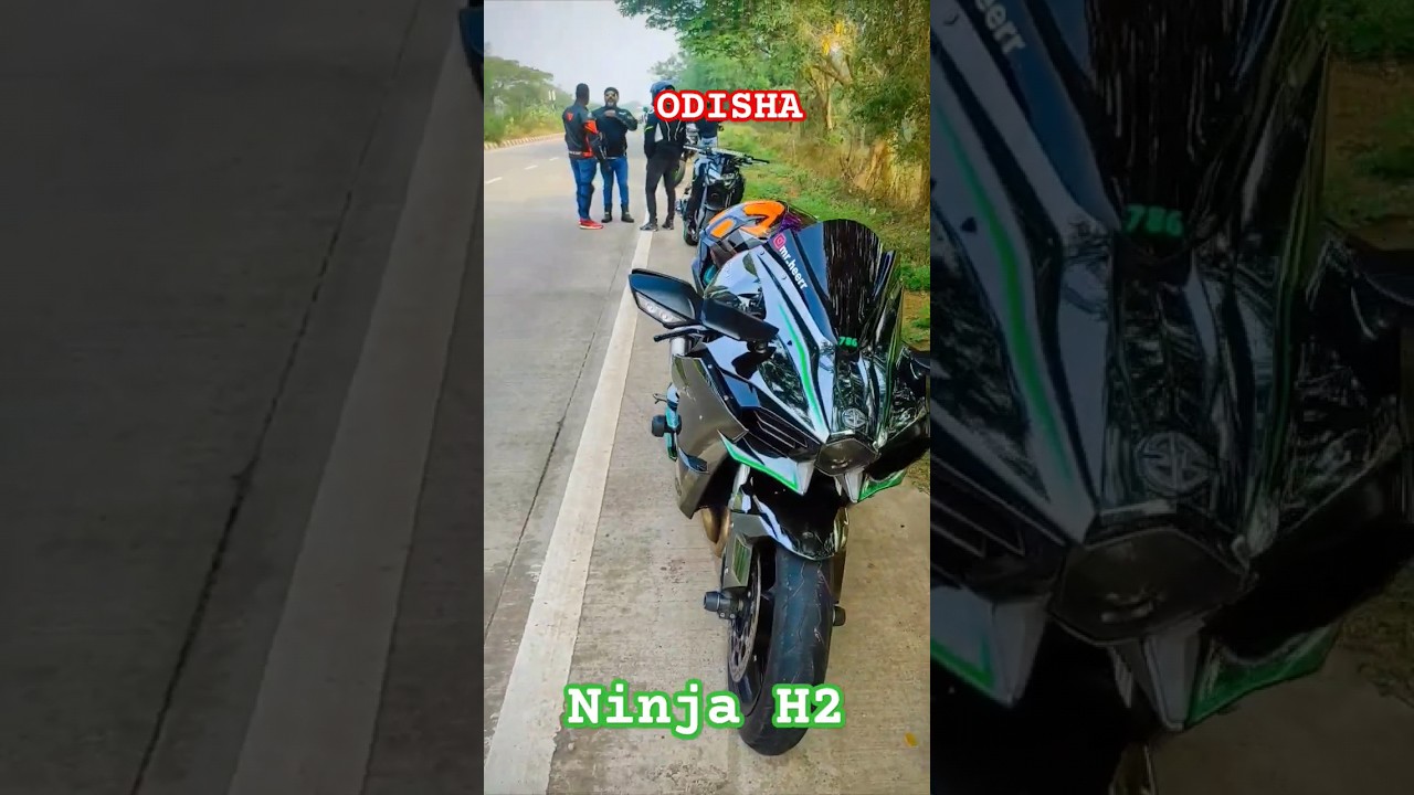 Ninja h2 in odisha 😱😱❤️❤️#motovlog #ninjah2 #odisha #viral #shortvideo #bikelover #odraptor