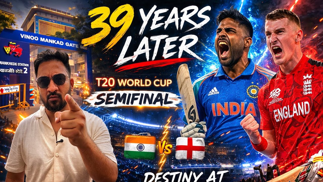From 1987 to 2026 – History Repeats at Wankhede | India vs England T20 World Cup Semifinal 