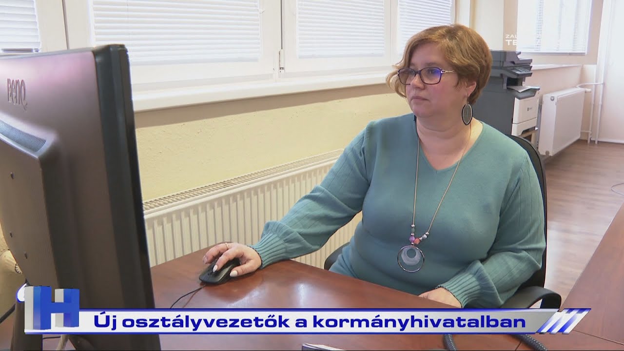 Új osztályvezetők a kormányhivatalban – ZTV Híradó 2026-02-06