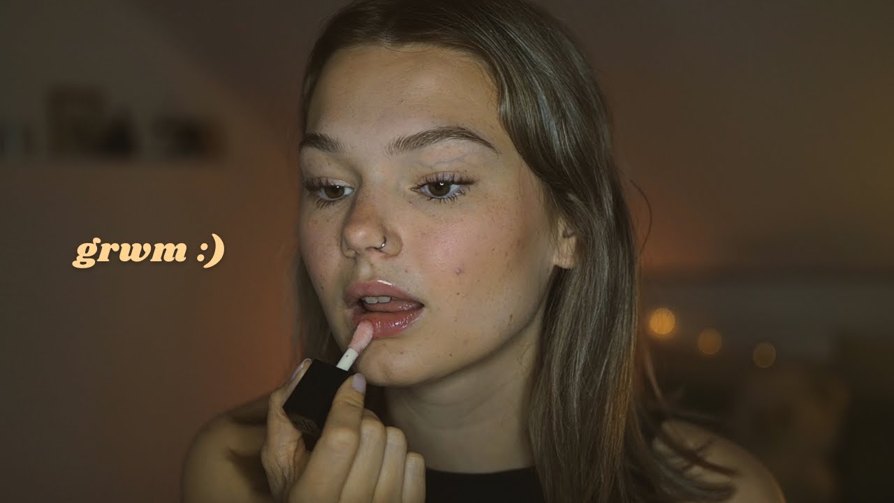 ASMR chit chat get ready with me! Let's catch up :))