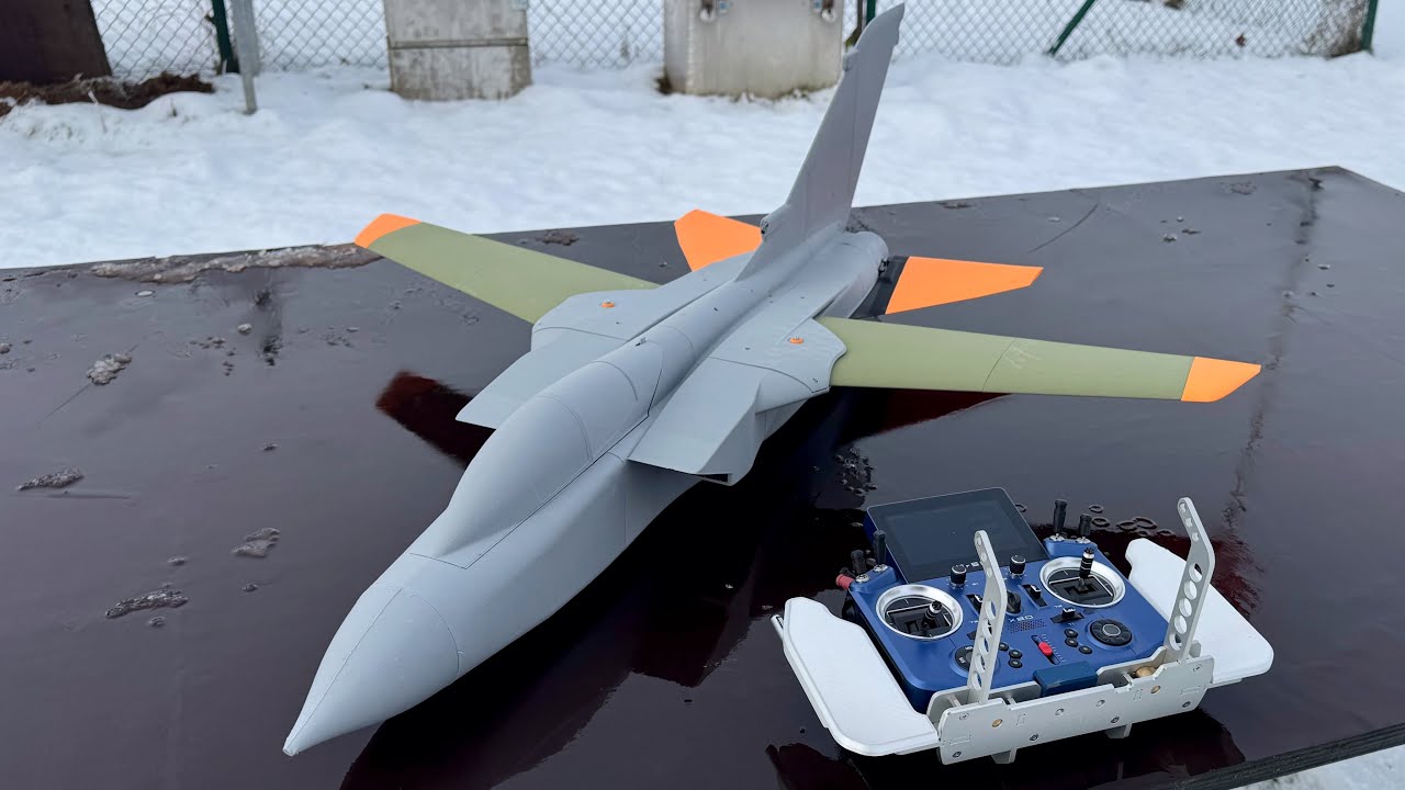 Tornado Prototype Maiden 4S 70mm EDF - 3D printed European Strike-Fighter Jet with sweep Wings!