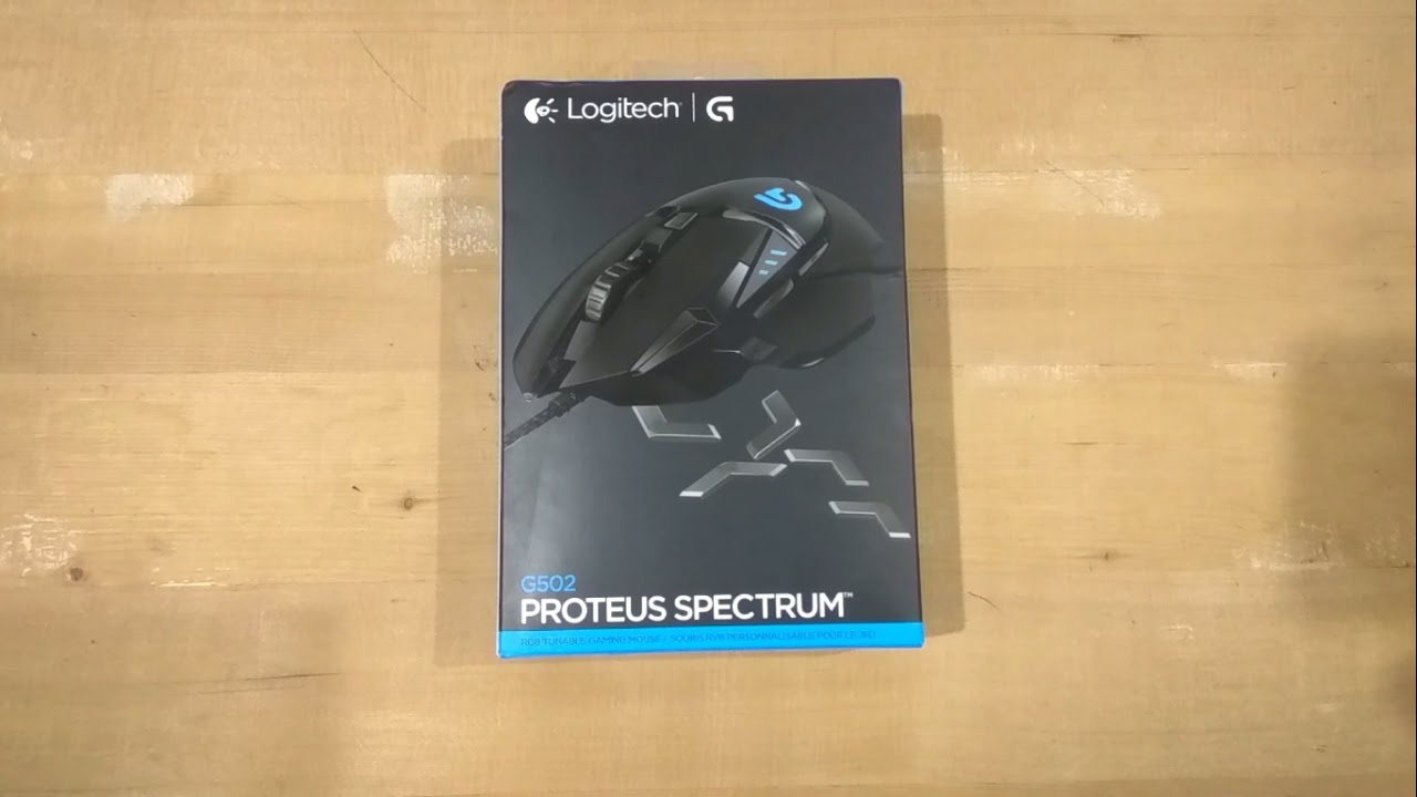 Logitech G502 Proteus Spectrum Unboxing & Overview (from Amazon.in Global Store)