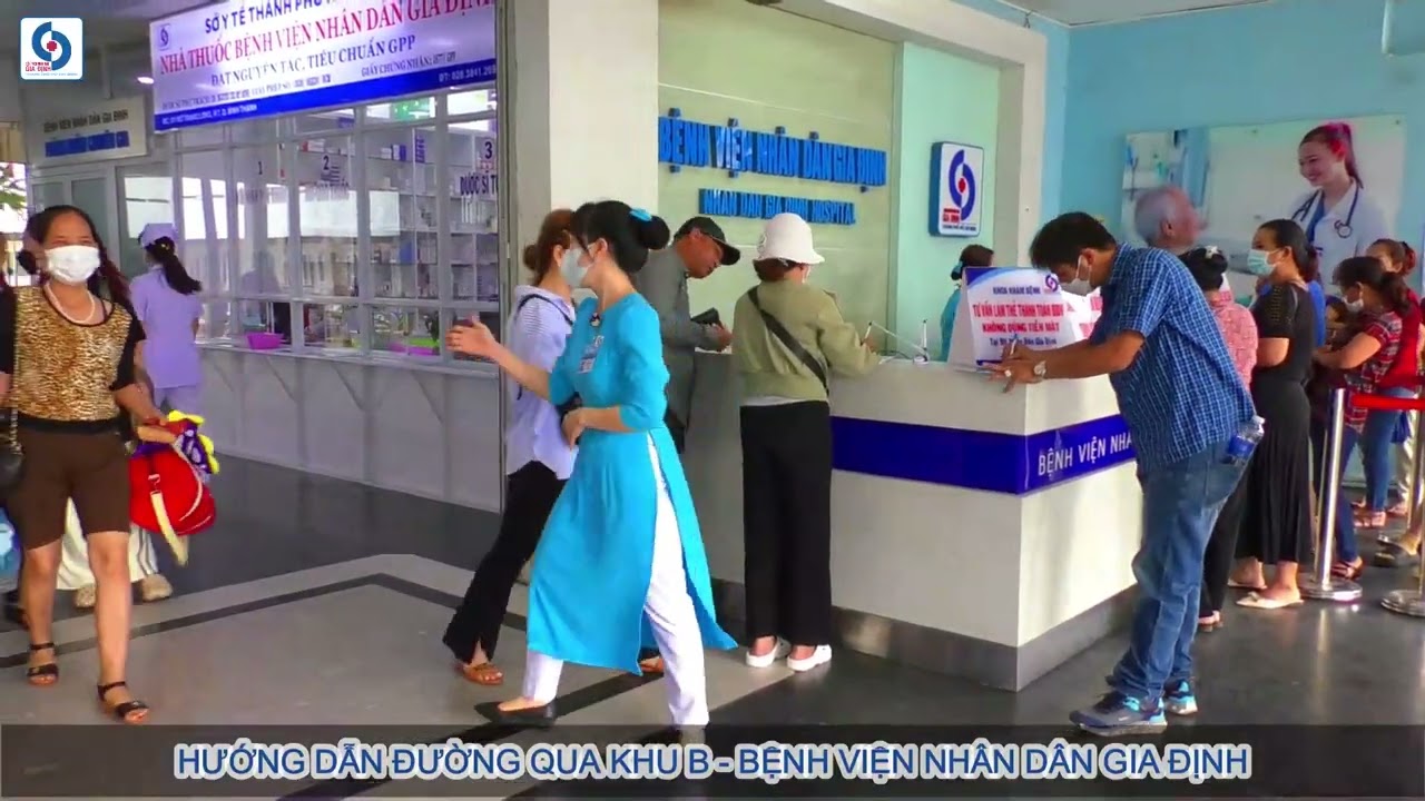Hướng dẫn đường đi qua khu B Bệnh viện Nhân dân Gia Định