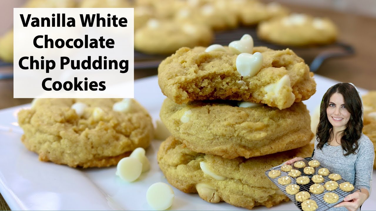 Vanilla White Chocolate Chip Pudding Cookies Recipe