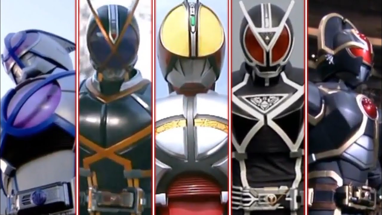 Kamen Rider Faiz All Rider Henshin And Forms