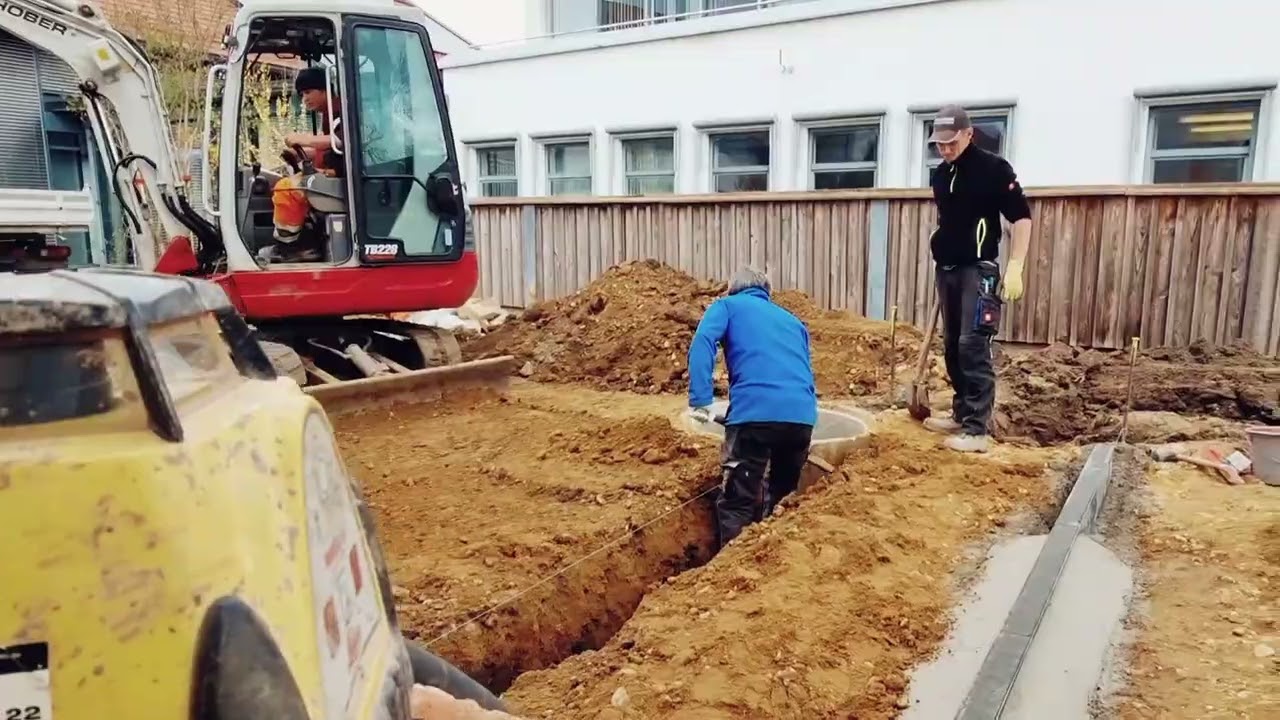 construction of foundations for modular house 🏠