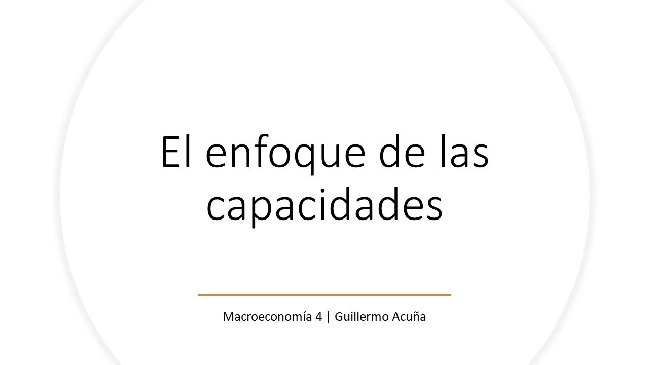 Enfoque de las capacidades de Amartya Sen | Introducción 4 | Percepciones Económicas
