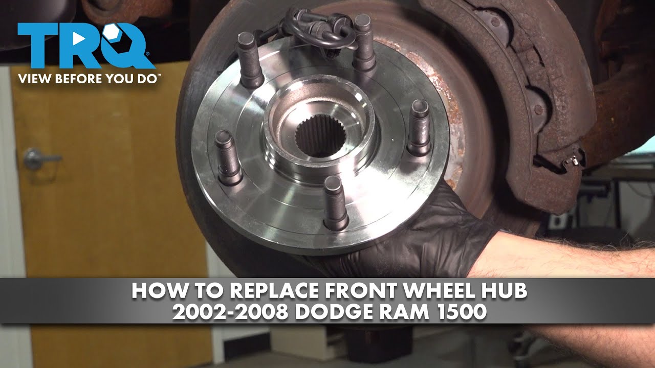 Как заменить ступицу переднего колеса на Dodge Ram 1500 2002-2008 годов