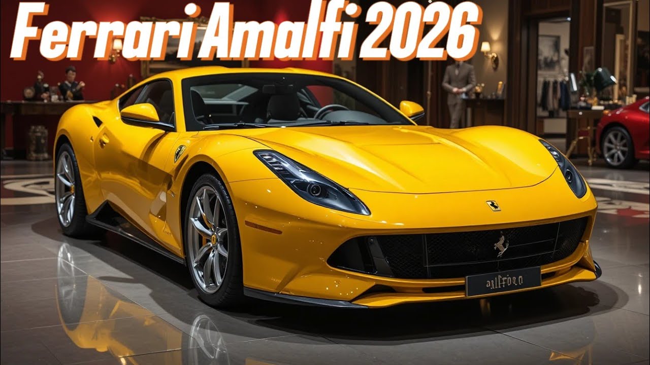 «Ferrari Amalfi 2026 – потрясающий гран-туризмо с двигателем V8 мощностью 640 л.с., который перео...