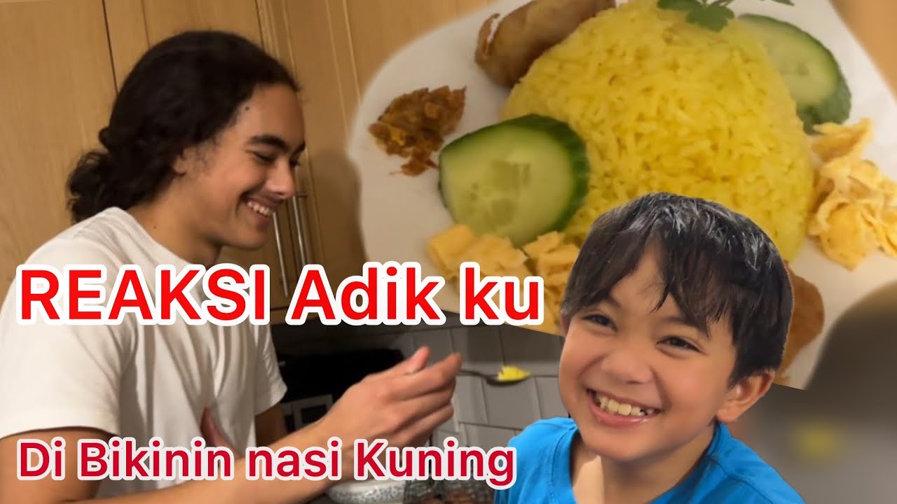 SURPRISE BIKIN NASI KUNING SPECIAL BUAT ADIK