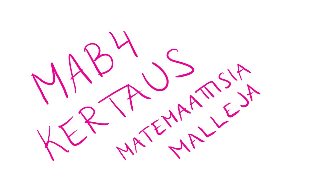 MAB4 kertaus (LOPS 2015-2020)