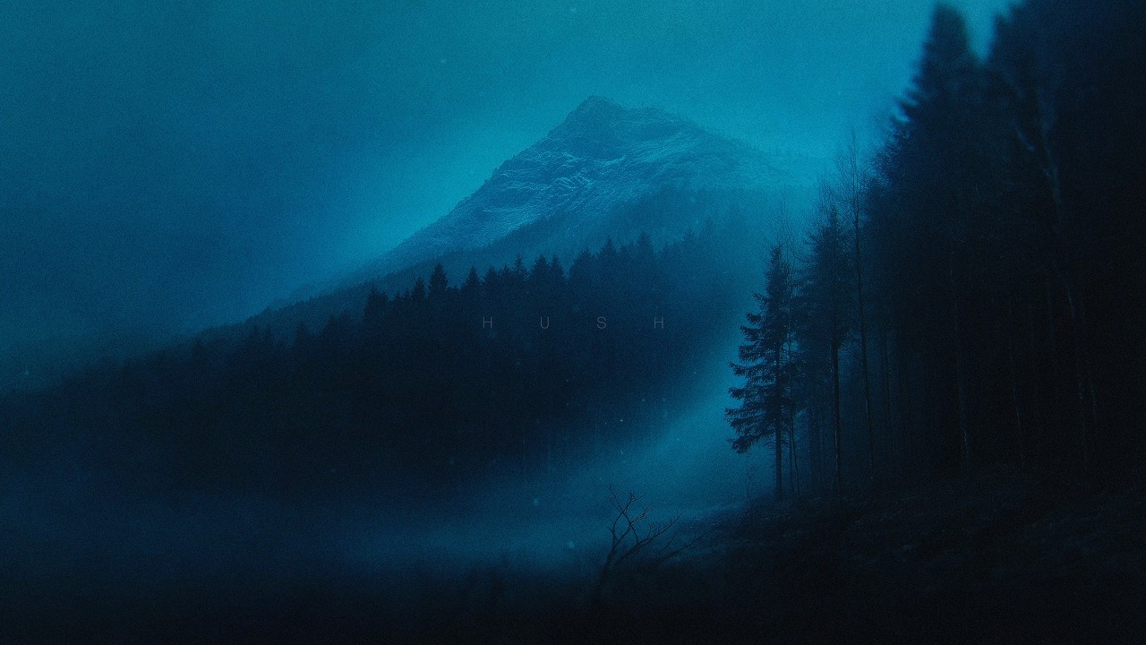 hush | frozen mountains ambient (1 hour)