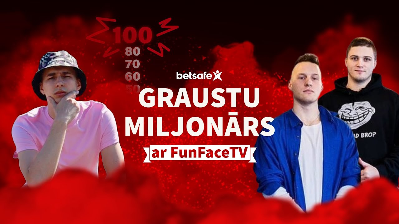 GRAUSTU MILJONĀRS  AR @funfacetv  + Betsafe merch giveaway😎