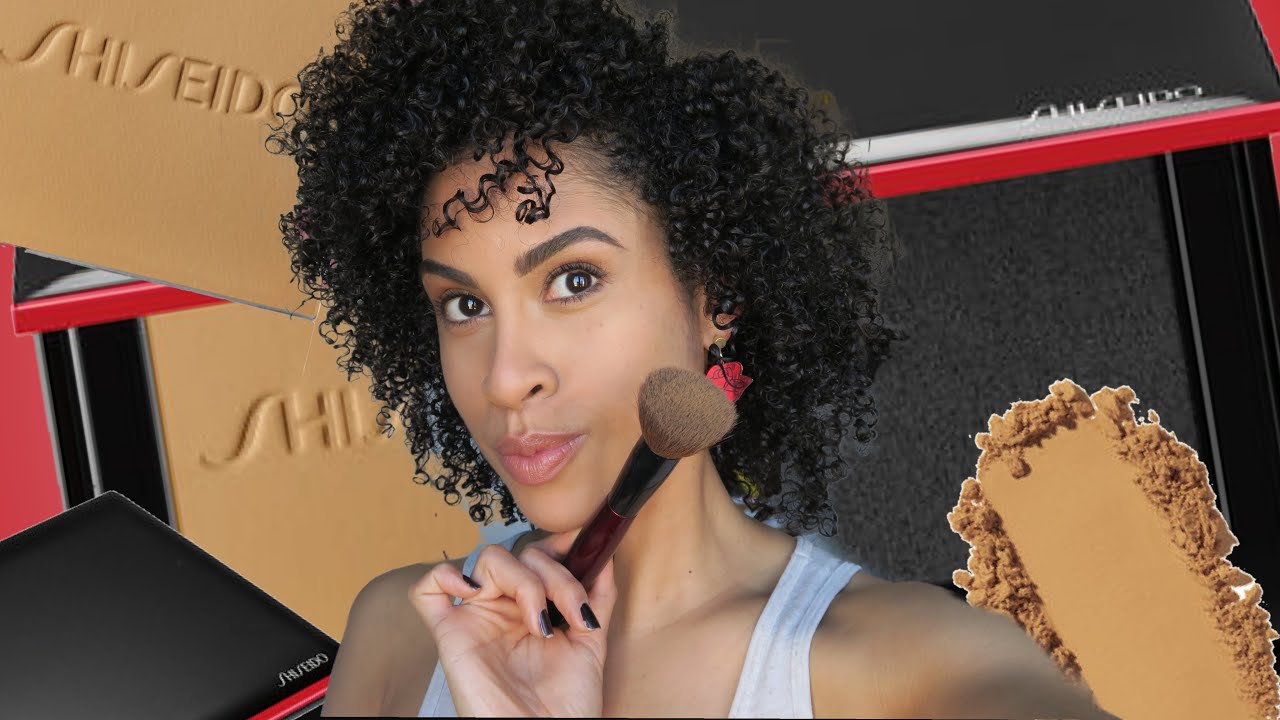 SHISEIDO — Synchro Skin Self-Refreshing Custom Finish Powder Foundation — обзор и демонстрация | ...