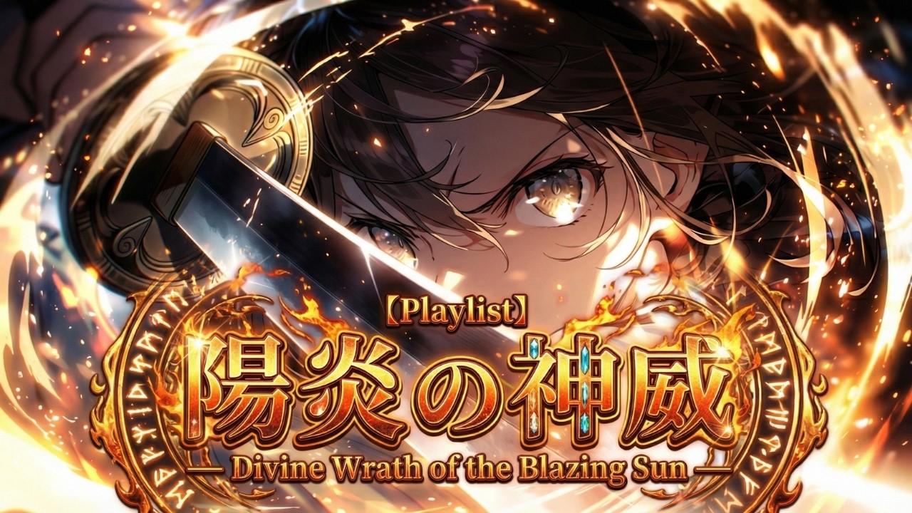 【Playlist】陽炎の神威— Divine Wrath of the Blazing Sun —｜Anime OP × Symphonic Metal × Epic Samurai Spirit｜