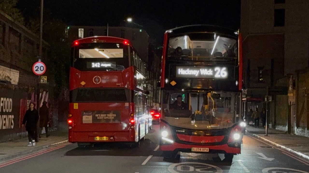 London Buses at Shoreditch 13/12/25