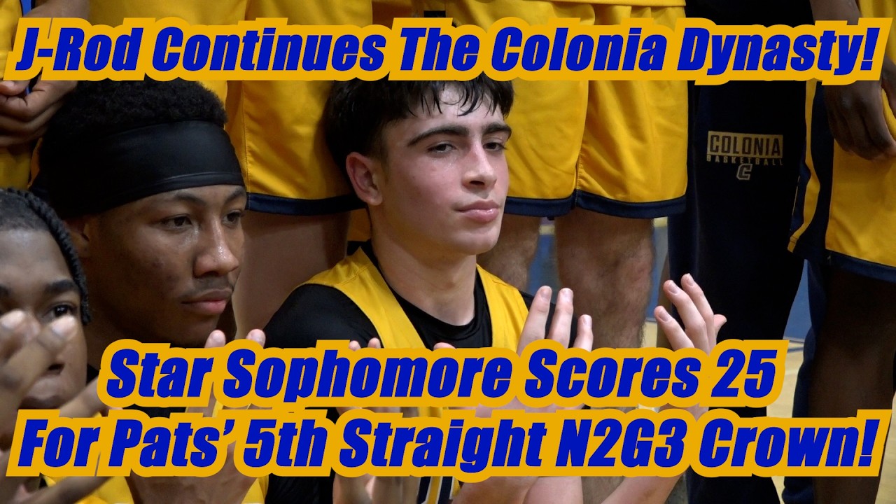 Colonia 57 Chatham 46 | HS Boys Basketball | North 2 Group 3 Final | Jayce Rodriguez Takes Over!