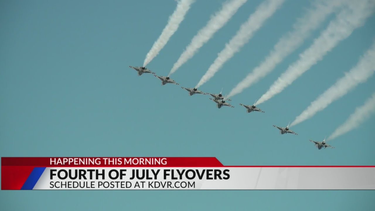 Fourth of July flyovers