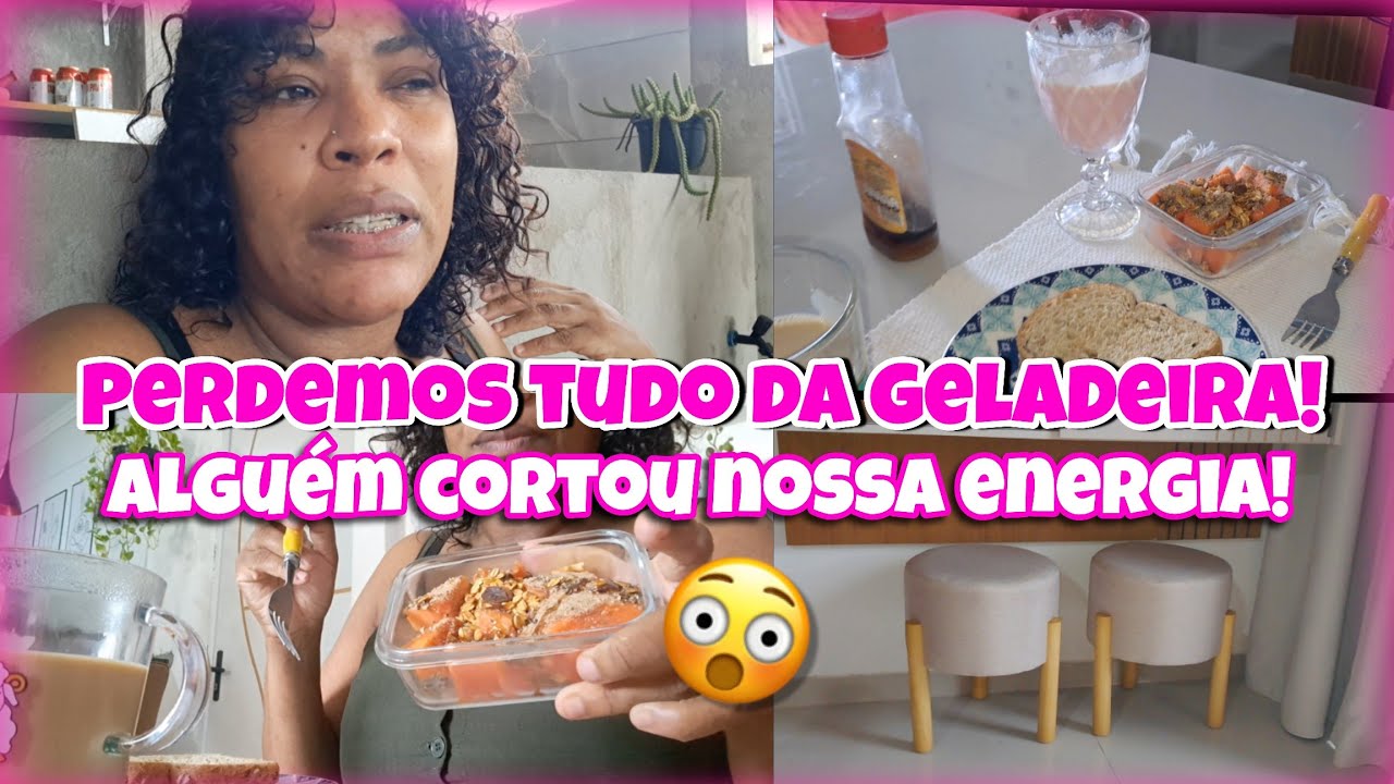 PERDEMOS TUDO DA GELADEIRA, ALGUÉM CORTOU NOSSA ENERGIA 😮| 