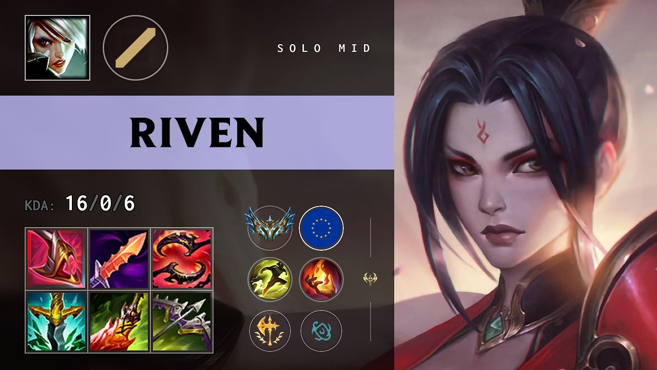 Riven Mid vs Orianna (Koldo) - EUW Challenger Patch 26.13