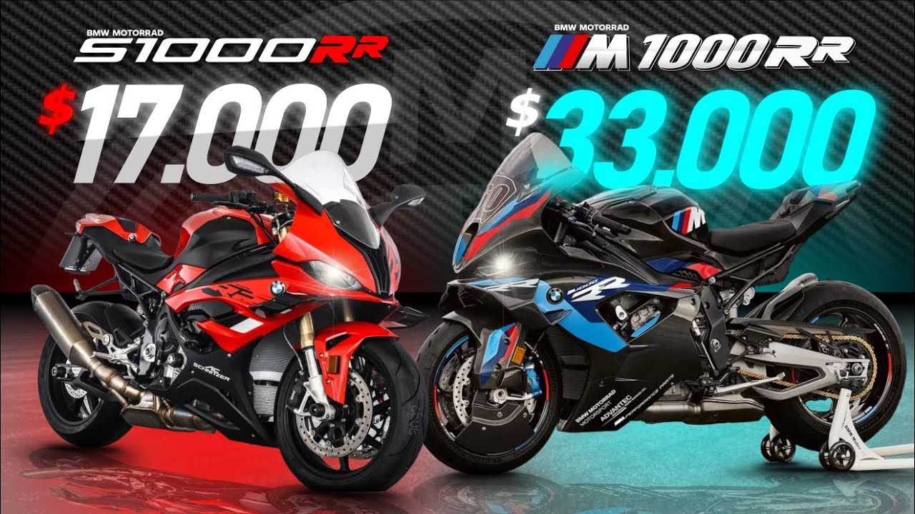 BMW S1000RR 2023 года против M1000RR ┃ Почему модель «M» такая дорогая?