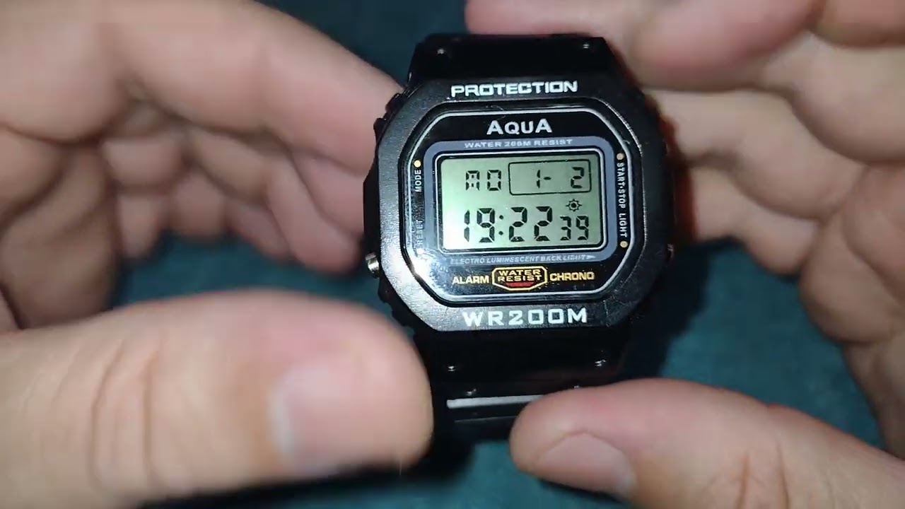 Como desativar ou ativar o bip da hora do relógio aqua GP 519