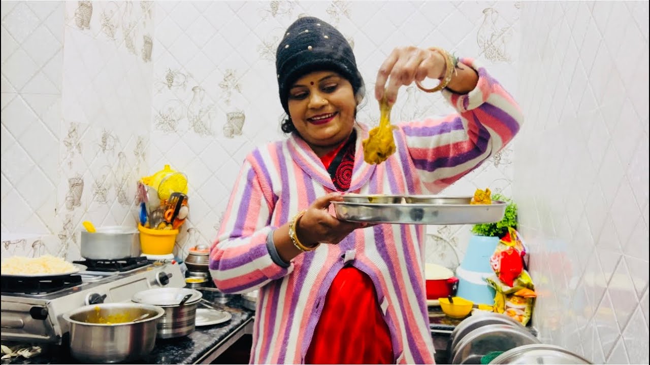 Chicken popcorn or chicken masala ki Ho Gayi Hum Sab ki party