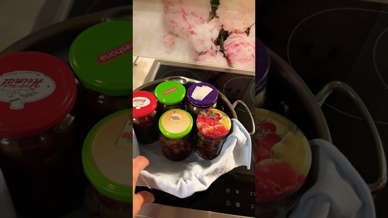 Weintrauben einkochen, keine Gro&szlig;e Sache 👍🏻😋#kalinkask&uuml;che