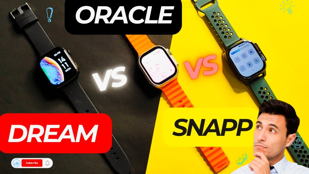 Snapp 4g Vs Dream Vs Oracle | 3x Android Wristphone | New launches 2024 | comparison | Techpoke