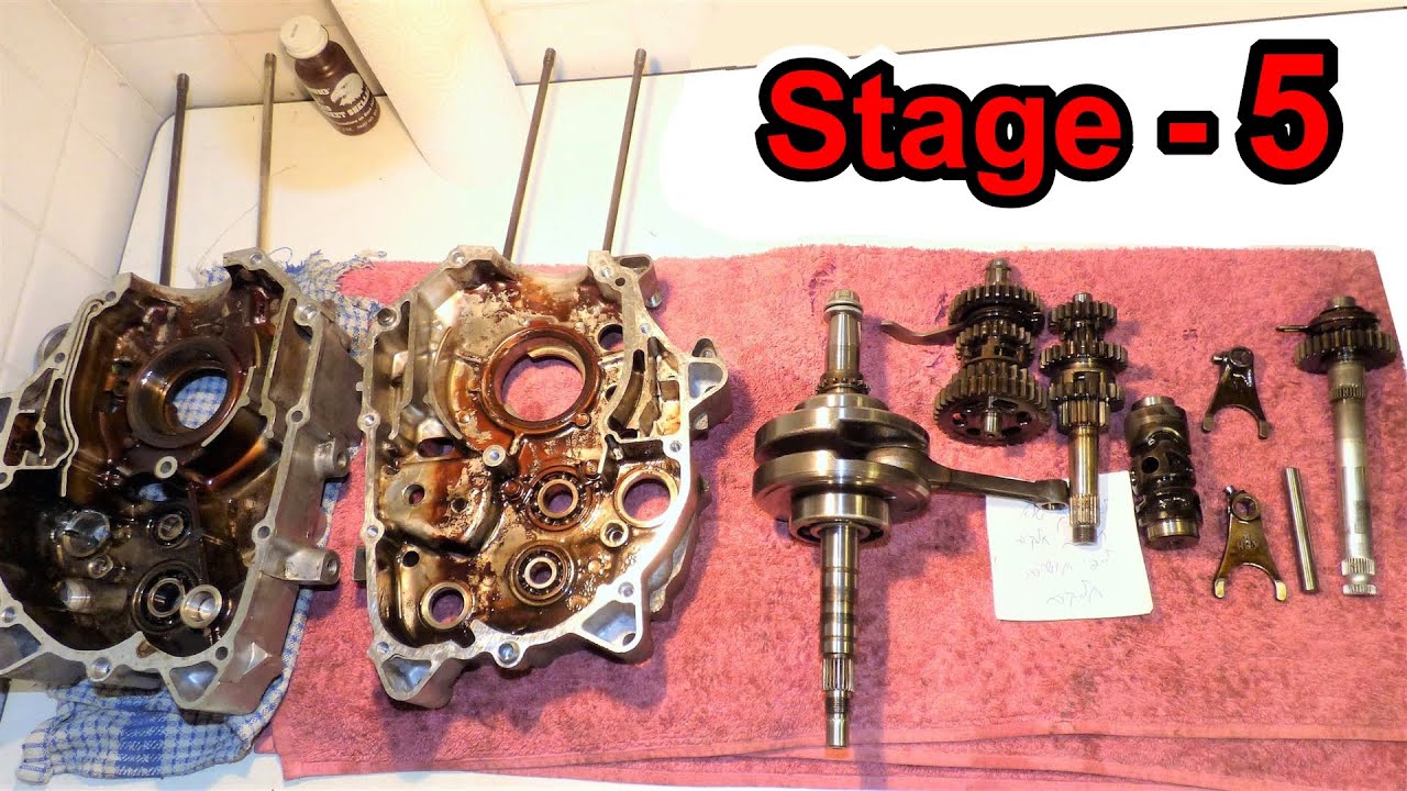 Bearings replacement project | FIRST FINAL . STAGE-5 | HONDA INNOVA GARAGE | ANF125 | WAVE | 2010