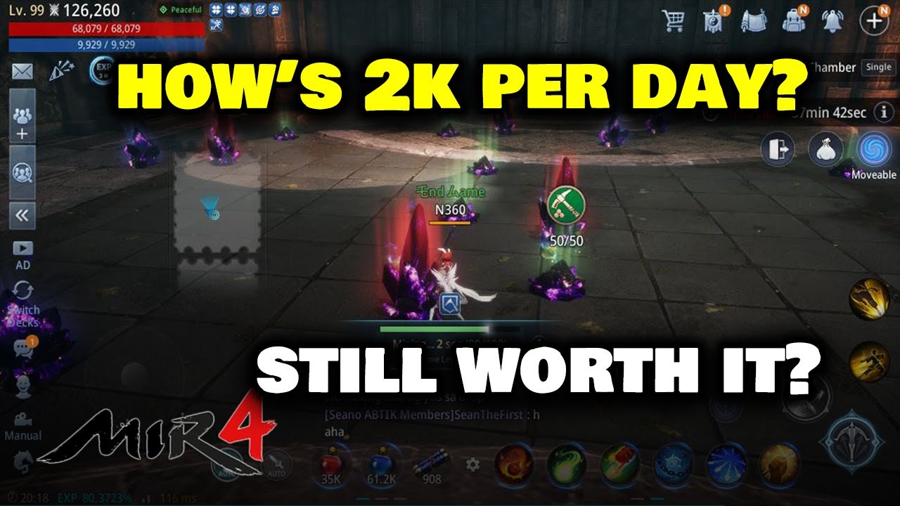 Mining Darksteel Still Worth It? - MIR4 (Tagalog)
