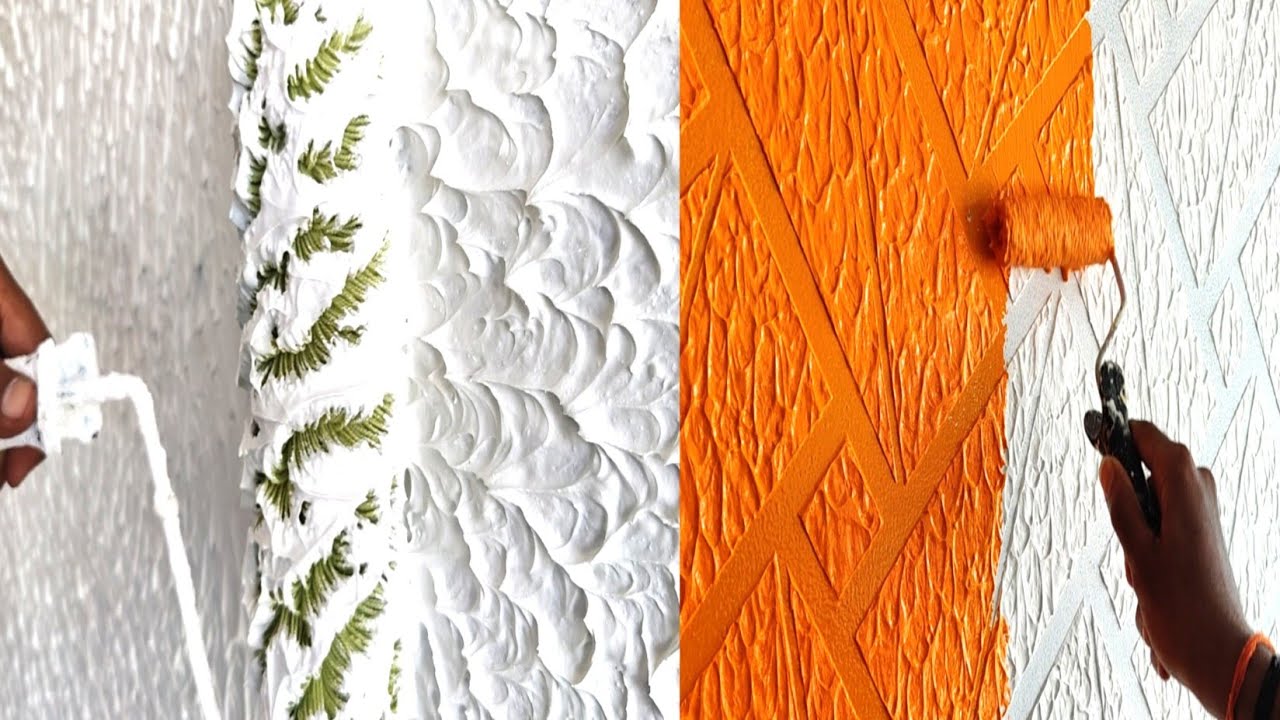 make wall texture design using 6mm and 1
