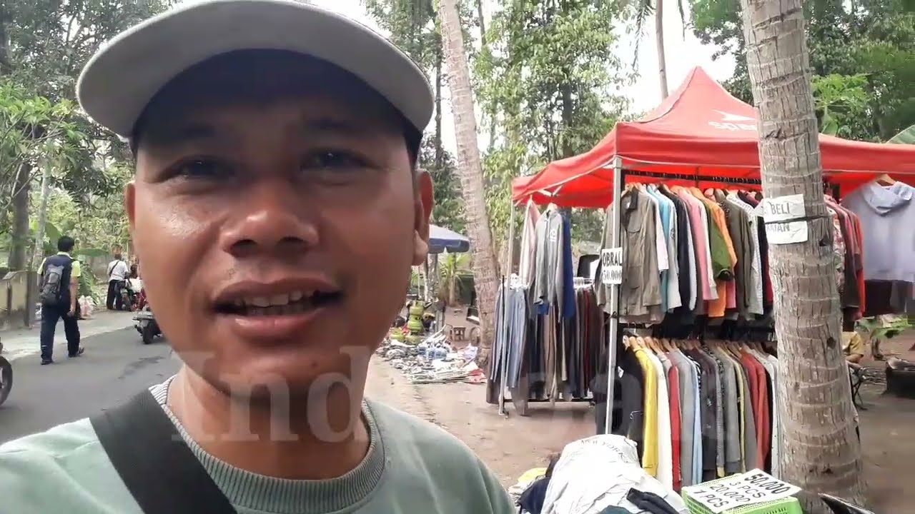 Pakaian bekas bermerk ada di pasar bantul #thrifting  #pakaianbekas #branded
