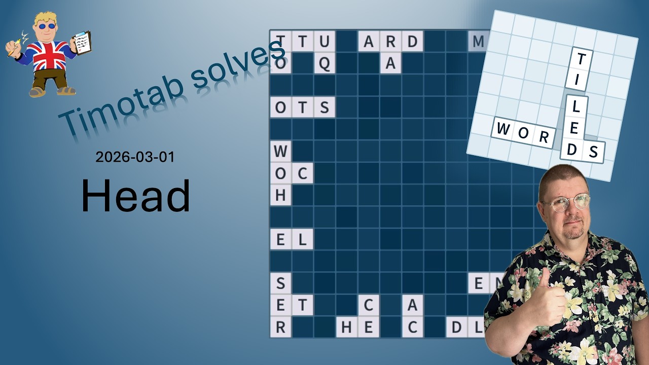 Tiled Words 2026-03-01 : Head