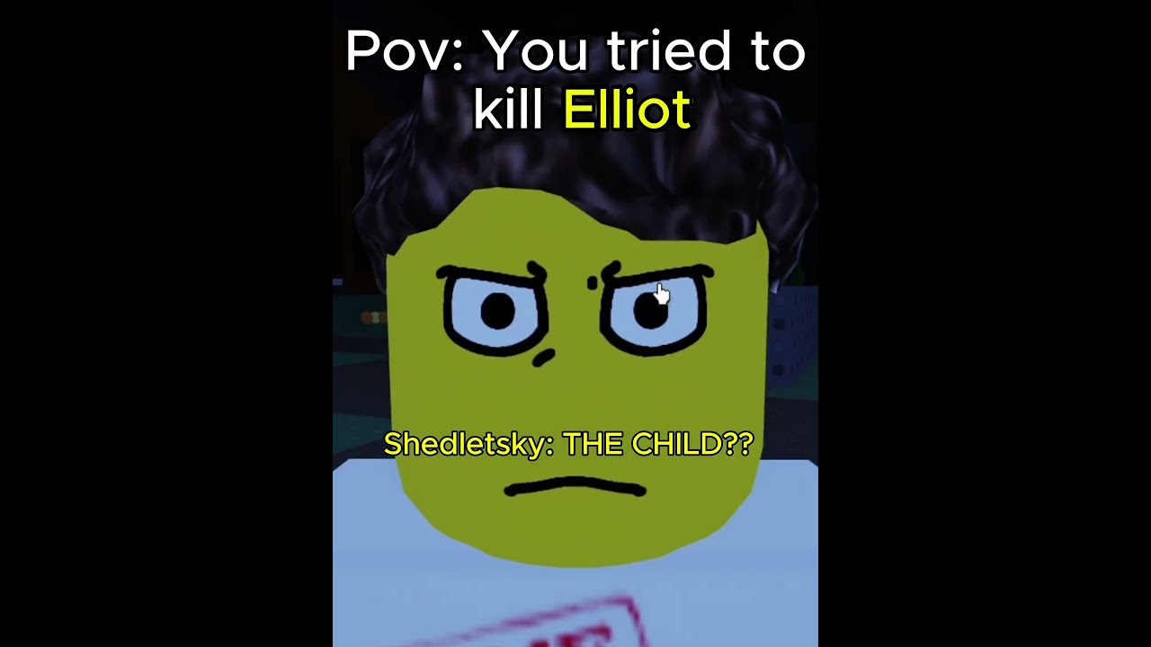Pov: Ты пытался убить Эллиота💀#roblox #forsaken #sansmeme #shorts #fyp #тренд #мемы #смешно