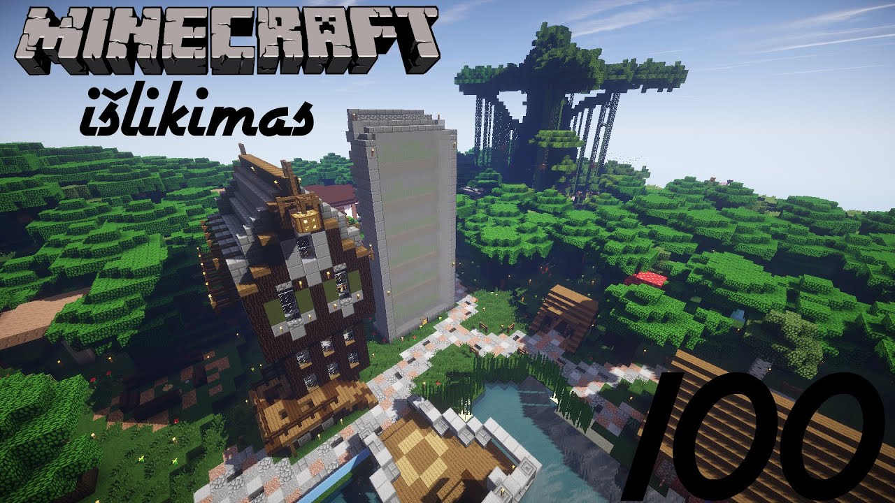 Minecraft 1.10 Islikimas Lietuviskai #100 Pasaulio Turas! {Map atsisiuntimas aprašyme}