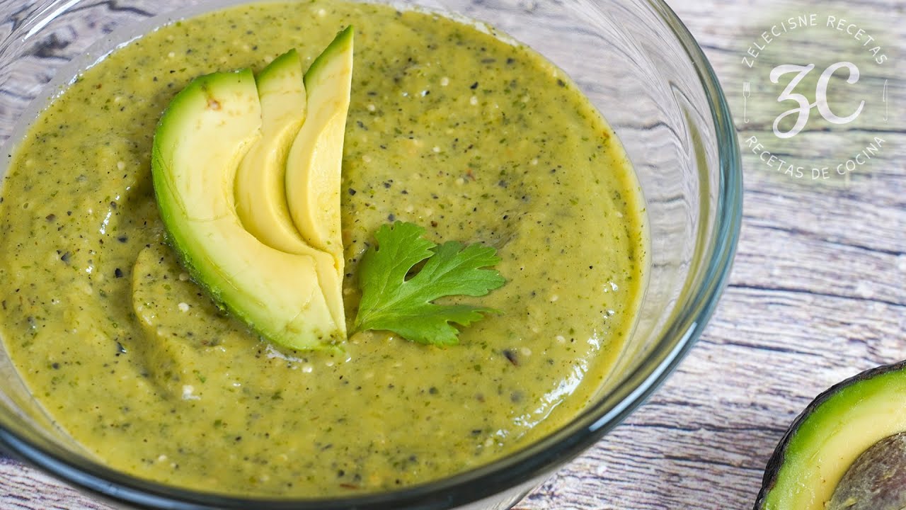 Salsa Verde Asada con Aguacate 🥑