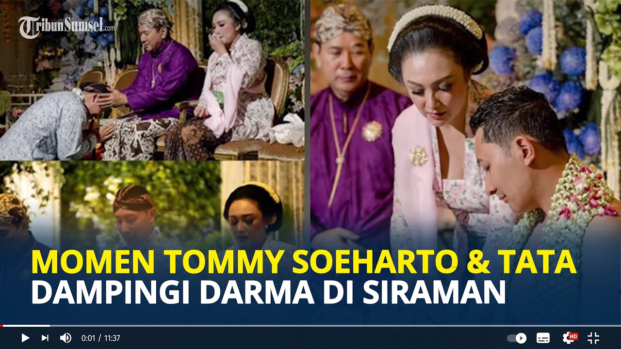MOMEN Siraman Darma Mangkuluhur Kompak Didampingi Tommy Soeharto dan Tata Cahyani