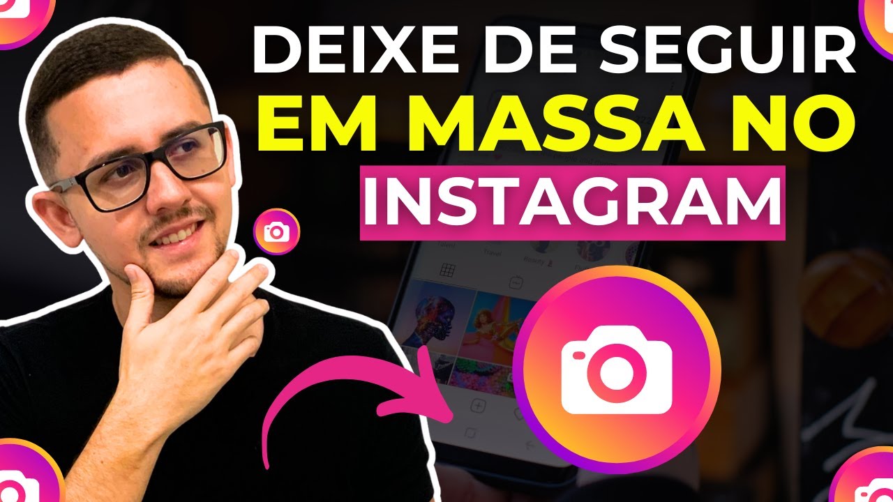 COMO DEIXAR DE SEGUIR EM MASSA NO INSTAGRAM EM 2024 (NOVO MÉTODO FÁCIL E GRÁTIS).