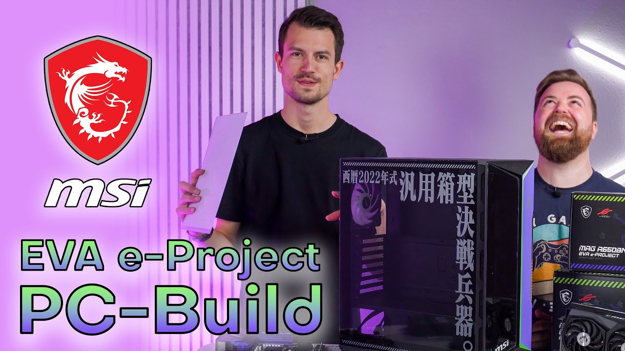 Evangelion EVA-01 Hardware: MSI Gaming-PC Build + Tech-Talk mit Jens Herforth
